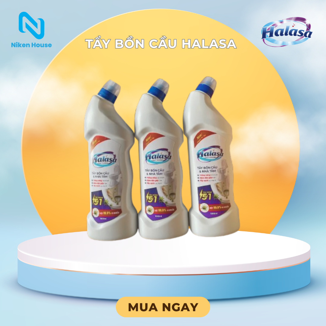 Chai tẩy bồn cầu Halasa