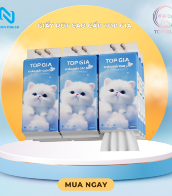 Khăn Giấy Cao Cấp Gia Gia (10 gói)